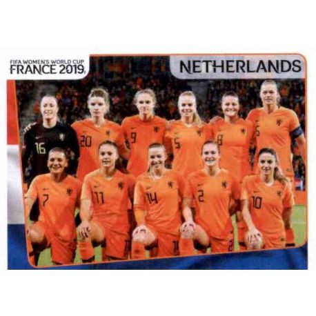 Alineación Netherlands 386 Panini Fifa Women's World Cup France 2019 