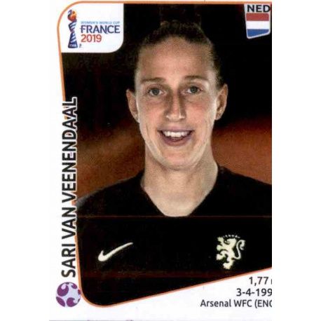 Sari van Veenendaal Netherlands 388 Panini Fifa Women's World Cup France 2019 