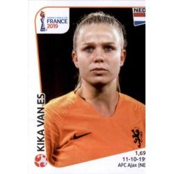 Kika van Es Netherlands 390 Panini Fifa Women's World Cup France 2019 