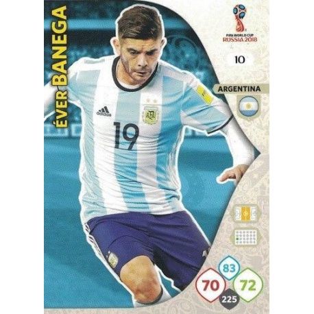 Éver Banega Argentina 10 Adrenalyn XL World Cup 2018 