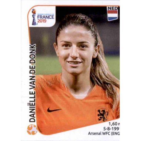 Danielle van de Donk Netherlands 396 Panini Fifa Women's World Cup France 2019 