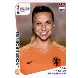 Jackie Groenen Netherlands 398 Panini Fifa Women's World Cup France 2019 