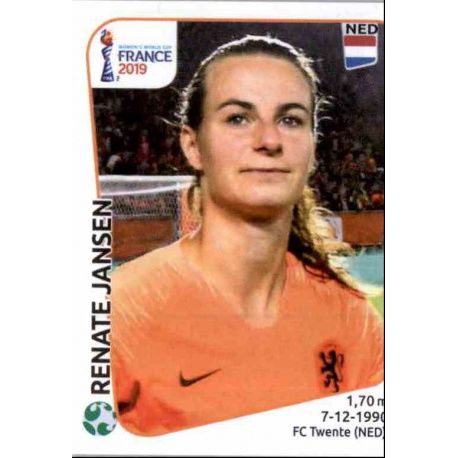 Renate Jansen Netherlands 403 Panini Fifa Women's World Cup France 2019 