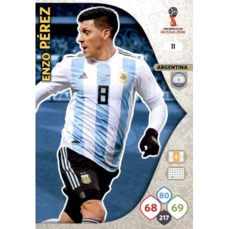 Enzo Pérez Argentina 11 Adrenalyn XL World Cup 2018 