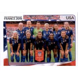 Alineación United States 405 Panini Fifa Women's World Cup France 2019 