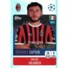 Sale Sticker Davide Calabria AC Milan Captain Topps Champions Stickers 24/25