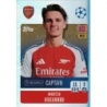 Buy Sticker Martin Ødegaard Arsenal Captain Topps Champions Stickers 2024/25