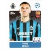 Cromo de Ferran Jutglà Club Brugge KV Topps Champions 2024 25 Sticker Album