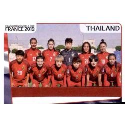 Alineación Thailand 424 Panini Fifa Women's World Cup France 2019 