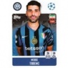 Cromos de Fútbol Mehdi Taremi Inter Milan Topps Champions Stickers 24/25