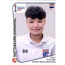 Natthakarn Chinwong Thailand 429 Panini Fifa Women's World Cup France 2019 