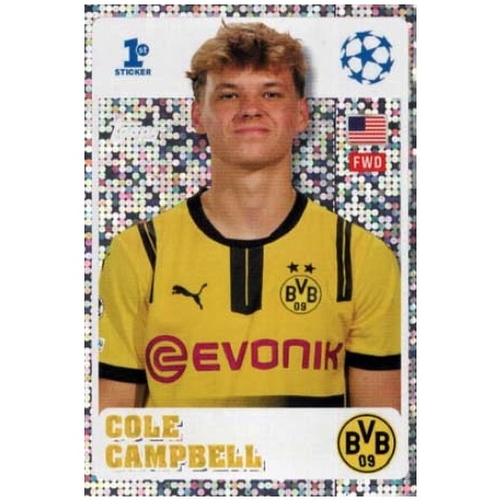 Cole Campbell Borussia Dortmund 1st Sticker 234