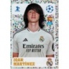 Cromos de Fútbol Juan Martínez Real Madrid 1st Sticker Topps Champions Stickers 2024/25
