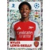 Cromos de Fútbol Myles Lewis-Skelly Arsenal 1st Sticker Topps Champions Stickers 2024/25