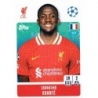 Sale Online Ibrahima Konaté Liverpool Topps Stickers Champions 24/25