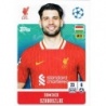 Cromo de Dominik Szoboszlai Liverpool Topps Champions Stickers 2024/25