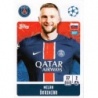Cromos de Fútbol Milan Škriniar PSG Topps Champions Stickers 24/25