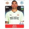 Cromo de Walter Benítez PSV Eindhoven Topps Champions 2024/25