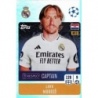 Venta Cromo Luka Modrić Captain Real Madrid Topps Champions 2024/25 Stickers