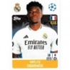 Cromos de Fútbol Aurélien Tchouaméni Real Madrid Topps Champions Stickers 2024/25