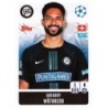 Cromos de Fútbol Gregory Wüthrich SK Sturm Graz Topps Champions Stickers 24/25