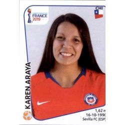 Karen Araya Chile 453 Panini Fifa Women's World Cup France 2019 