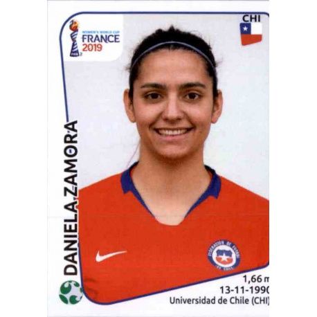 Daniela Zamora Chile 458 Panini Fifa Women's World Cup France 2019 
