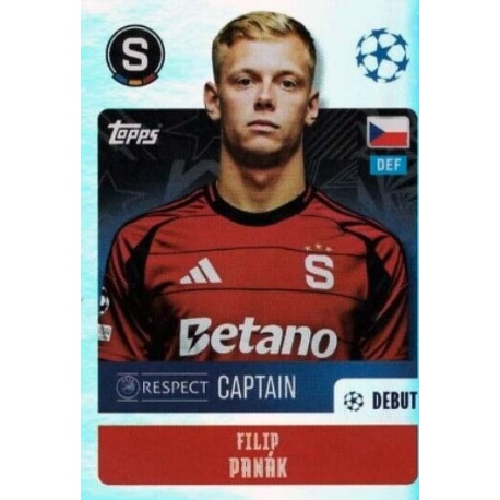 Filip Panák Captain AC Sparta Praha 420