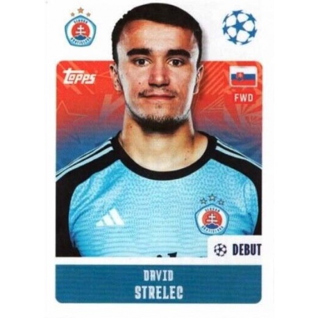 Sale Online David Strelec SK Slovan Bratislava Topps Champions Stickers