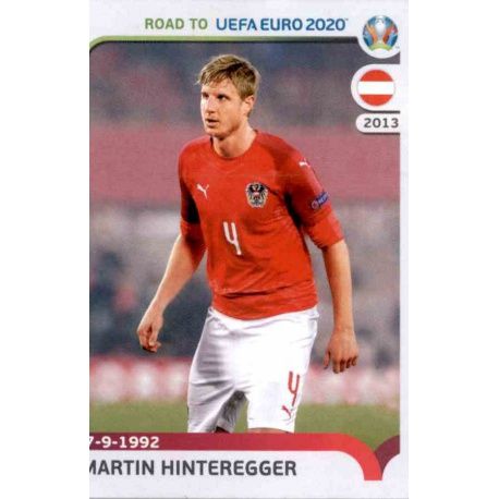 Martin Hinteregger Austria 5 Panini Road to UEFA EURO 2020 Sticker Collection