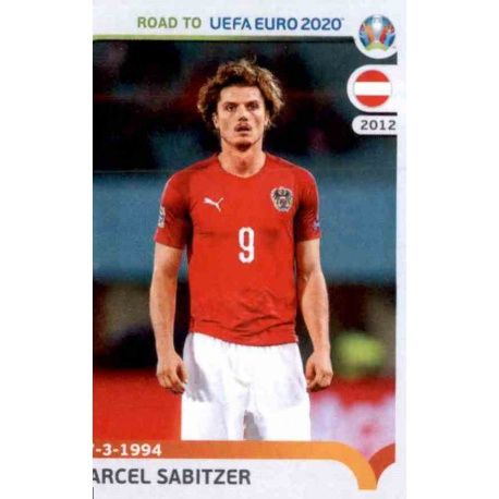 Marcel Sabitzer Austria 9 Panini Road to UEFA EURO 2020 Sticker Collection