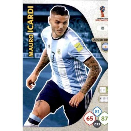 Mauro Icardi Argentina 18 Adrenalyn XL World Cup 2018 