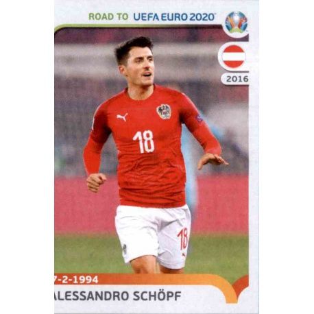 Alessandro Schöpf Austria 11 Panini Road to UEFA EURO 2020 Sticker Collection