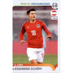 Alessandro Schöpf Austria 11 Panini Road to UEFA EURO 2020 Sticker Collection