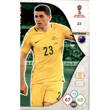 Tom Rogic Australia 22 Adrenalyn XL Russia 2018 