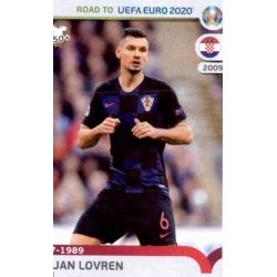 Dejan Lovren Croatia 37 Panini Road to UEFA EURO 2020 Sticker Collection