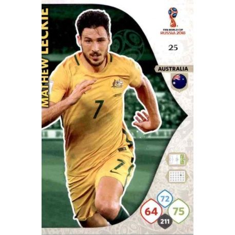 Mathew Leckie Australia 25 Adrenalyn XL Russia 2018 