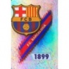 Trading Cards Escudo Barcelona Jaspeado Vertical Mundicromo Fichas Liga 2008