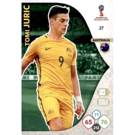 Tomi Juric Australia 27 Adrenalyn XL Russia 2018 