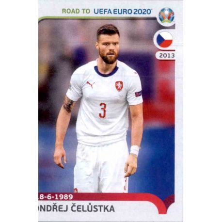 Ondřej Čelůstka Czech Republic 57 Panini Road to UEFA EURO 2020 Sticker Collection