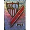 Comprar Trading Card Escudo Sevilla Jaspeado Horizontal Fichas de la Liga 2008 Mundicromo