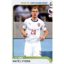 Matěj Vydra Czech Republic 64 Panini Road to UEFA EURO 2020 Sticker Collection
