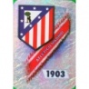 Soccer Cards Escudo Atletico Madrid Jaspeado Horizontal Fichas de la Liga 2008 Mundicromo