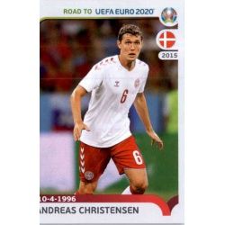 Andreas Christensen Denmark 69 Panini Road to UEFA EURO 2020 Sticker Collection