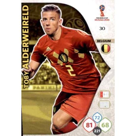 Toby Alderweireld Bélgica 30 Adrenalyn XL Russia 2018 