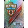 Offer Soccer Cards Escudo Almeria Jaspeado Vertical Fichas de la Liga 2008 Mundicromo