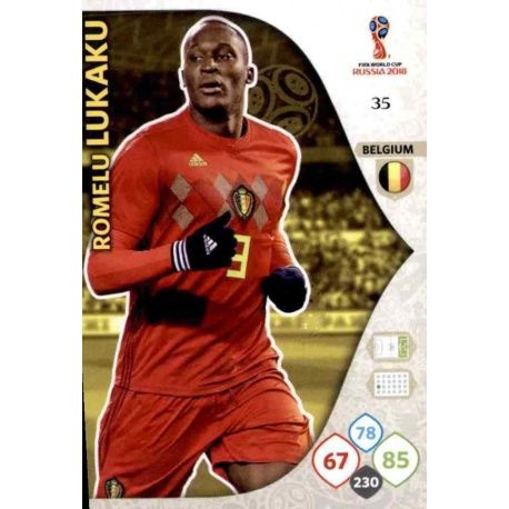 Romelu Lukaku Bélgica 35 Adrenalyn XL Russia 2018 