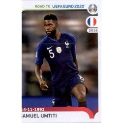 Samuel Umtiti France 103 Panini Road to UEFA EURO 2020 Sticker Collection