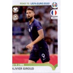 Olivier Giroud France 113 Panini Road to UEFA EURO 2020 Sticker Collection