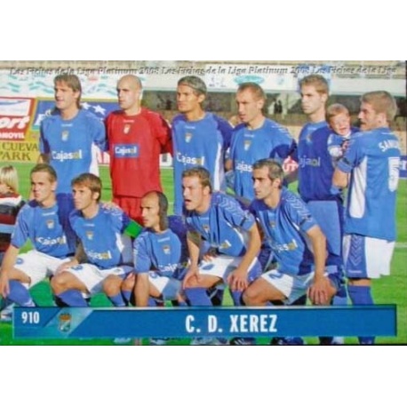 Alineación Indice Xerez 910